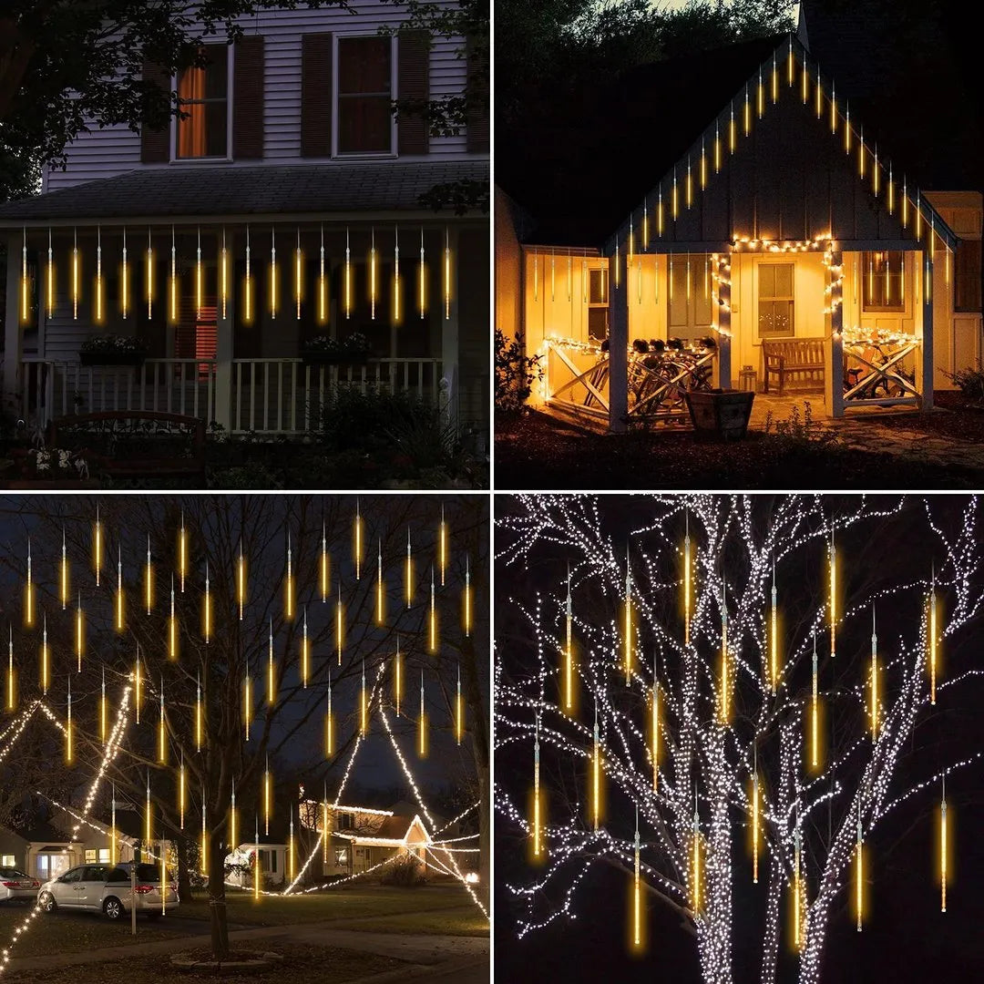 Lebendige LED-Schneefall-Lichter: Verzaubern Sie Ihren Außenbereich